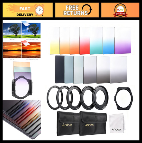 13pcs square gradient - square, color